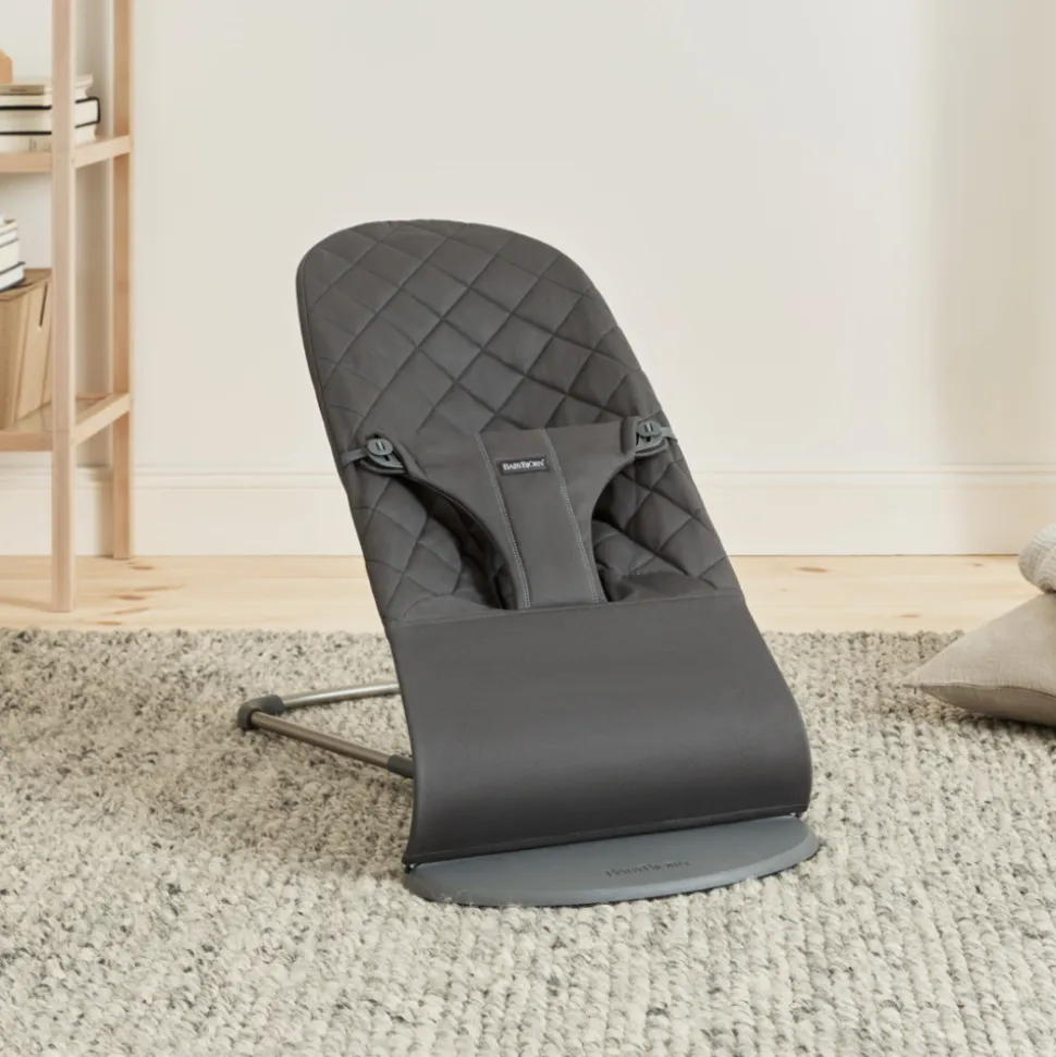 Transat bébé bliss coton matelassé classique anthracite