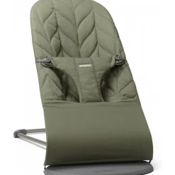 Transat bébé bliss coton matelassé pétale vert foncé