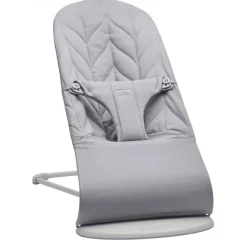 Transat bébé bliss coton matelassé pétale gris clair