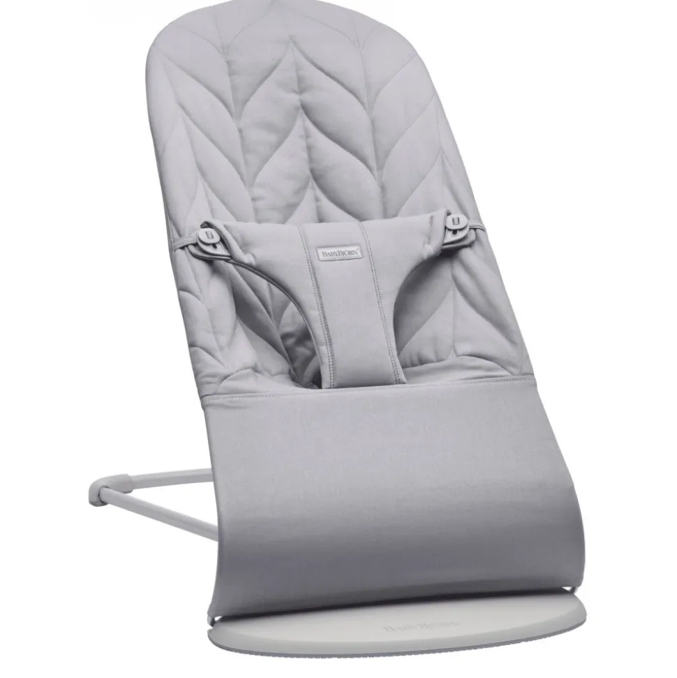 Transat bébé bliss coton matelassé pétale gris clair