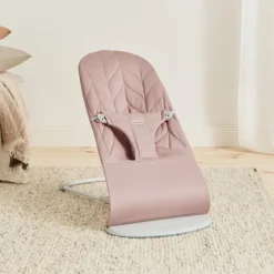 Transat bébé bliss coton matelassé pétale rose poudré