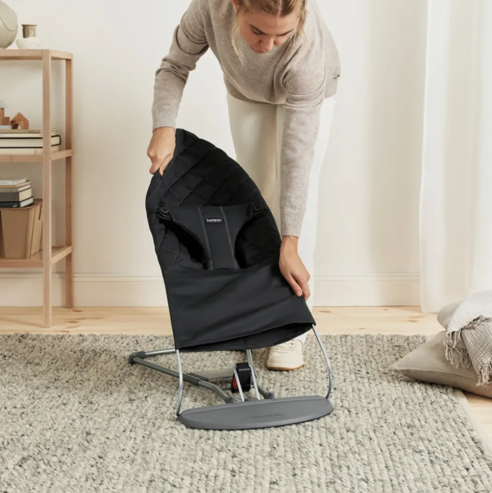 Transat bébé bliss coton noir