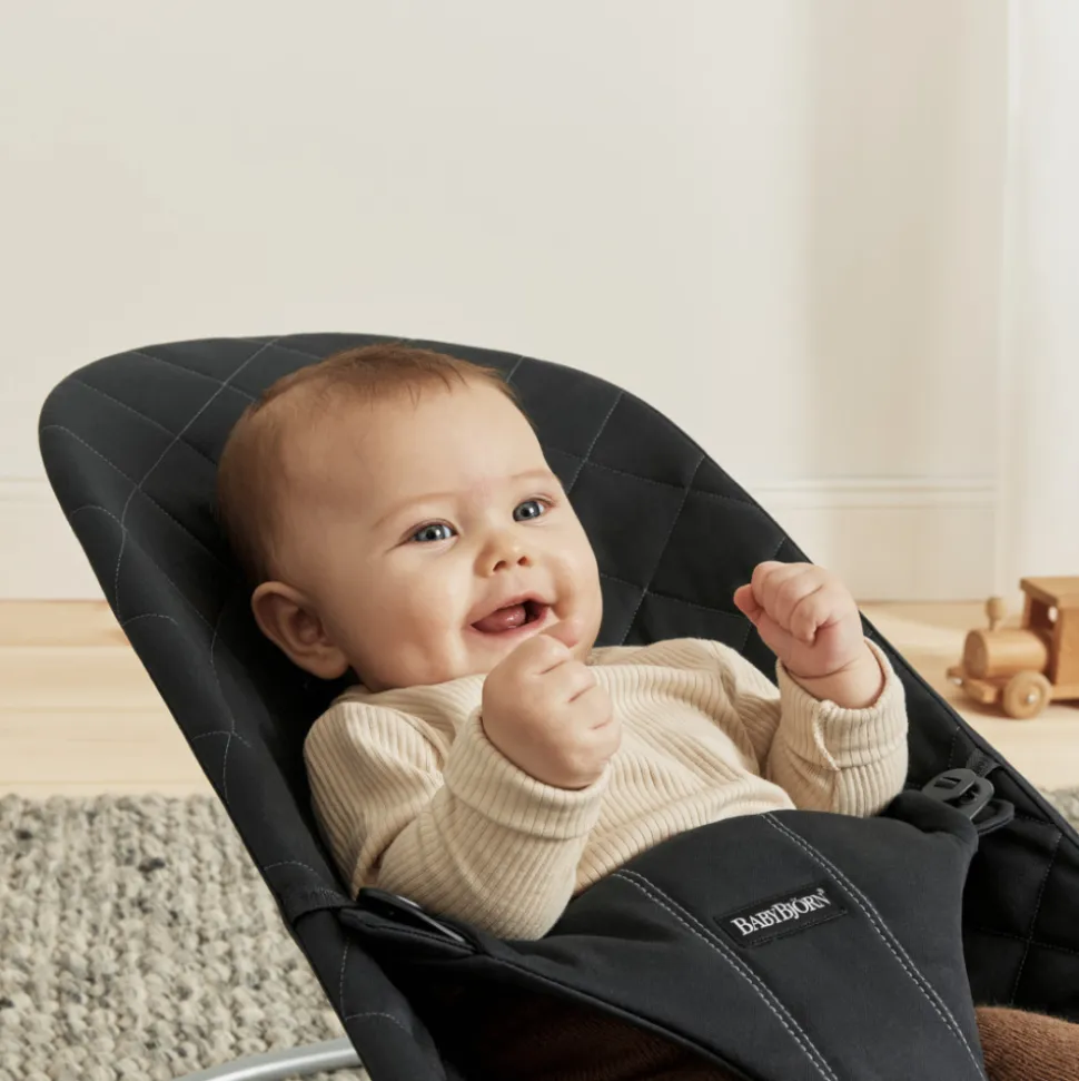 Transat bébé bliss coton noir