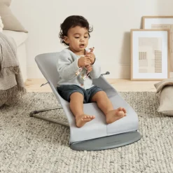 Transat bébé bliss jersey 3d gris clair