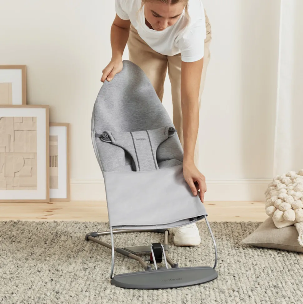 Transat bébé bliss jersey 3d gris clair