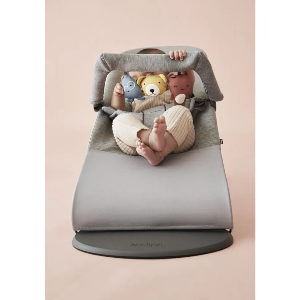 Transat bébé bliss jersey 3d gris clair