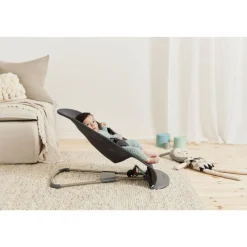 Transat bébé bliss mesh anthracite