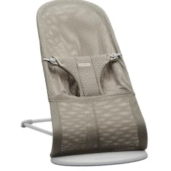 Transat bébé bliss mesh gris-beige