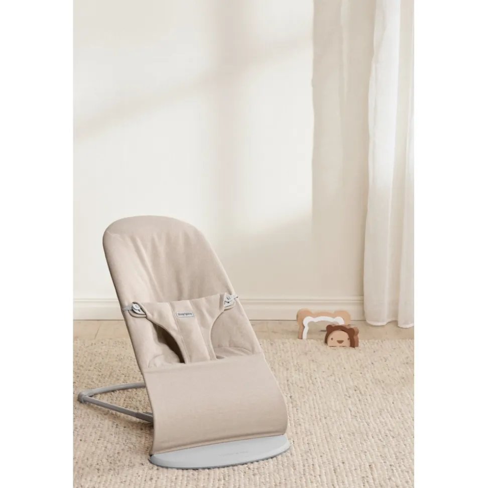 Transat bébé bliss mélange tissé chiné beige clair