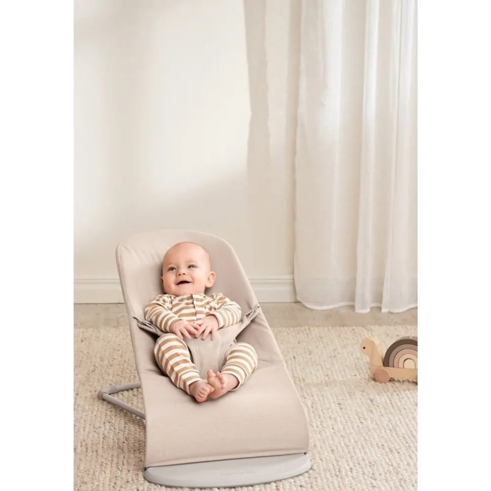 Transat bébé bliss mélange tissé chiné beige clair