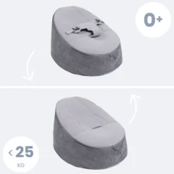 Transat bébé doomoo seat'n grow grey