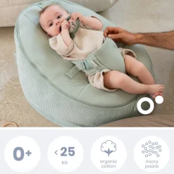 Transat bébé doomoo seat'n grow green