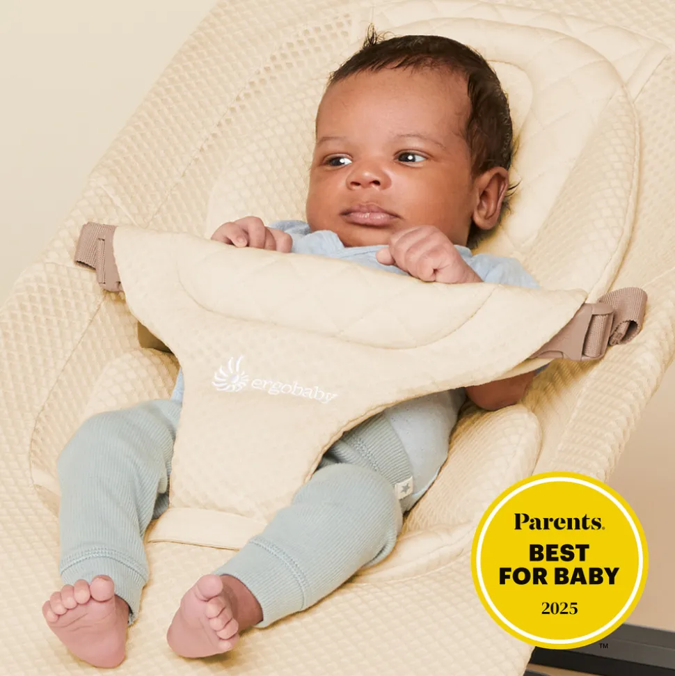Transat bébé evolve en tissu mesh crème