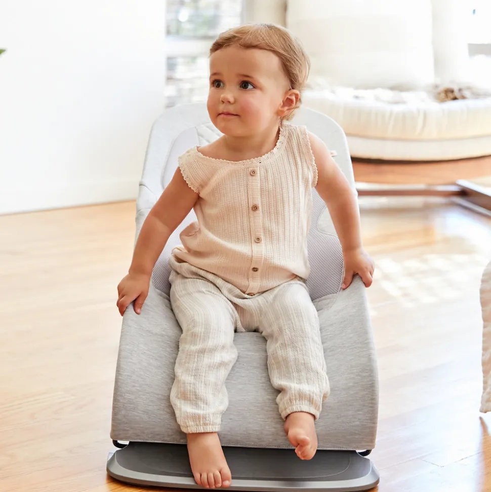 Transat bébé evolve gris clair