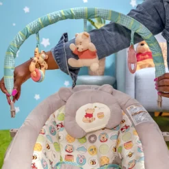 Transat bébé musical et vibrant winnie l'ourson disney