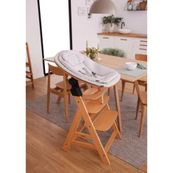 Transat bébé pour chaise haute arketa bouncer eco light-grey