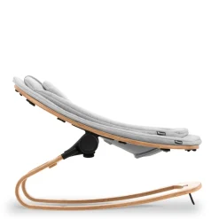 Transat bébé pour chaise haute arketa bouncer eco light-grey