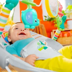 Transat bébé vibrant playful paradise