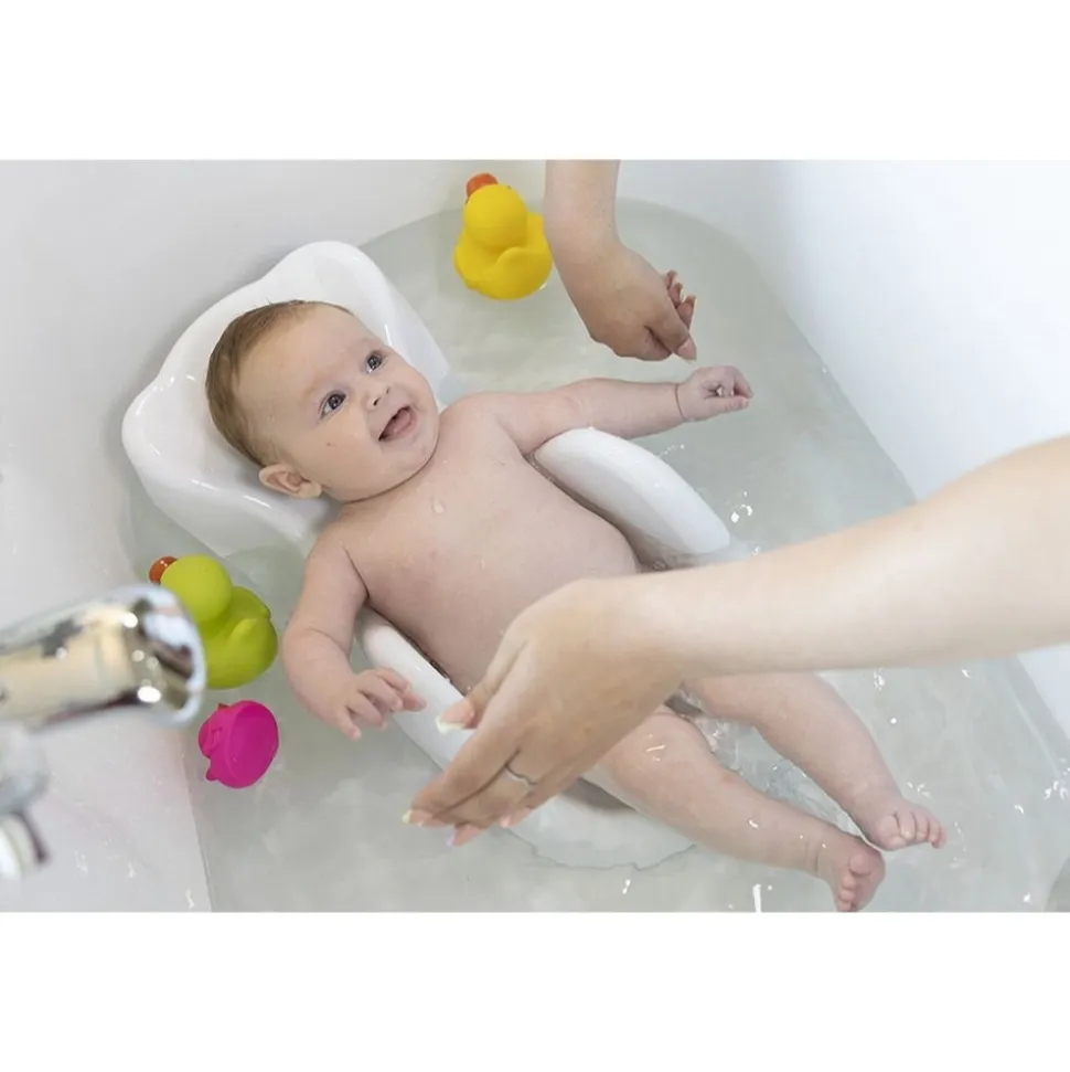 Transat de bain bébé blanc