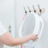 Transat de bain bébé blanc/gris