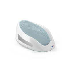 Transat de bain bleu et anneau de bain gris