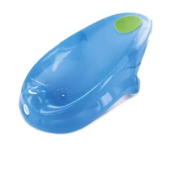 Transat de bain bleu translucide