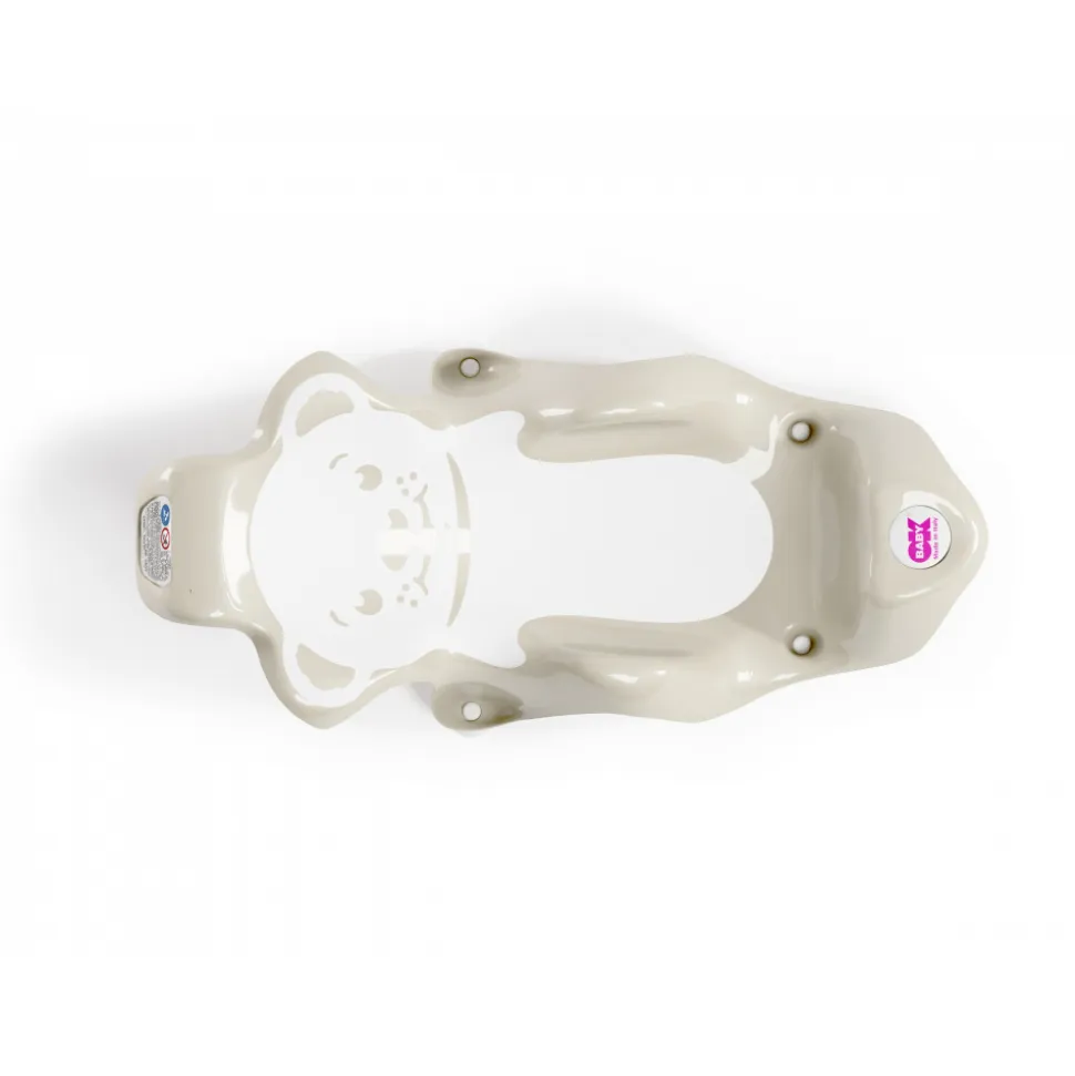 Transat de bain buddy blanc cassé beige