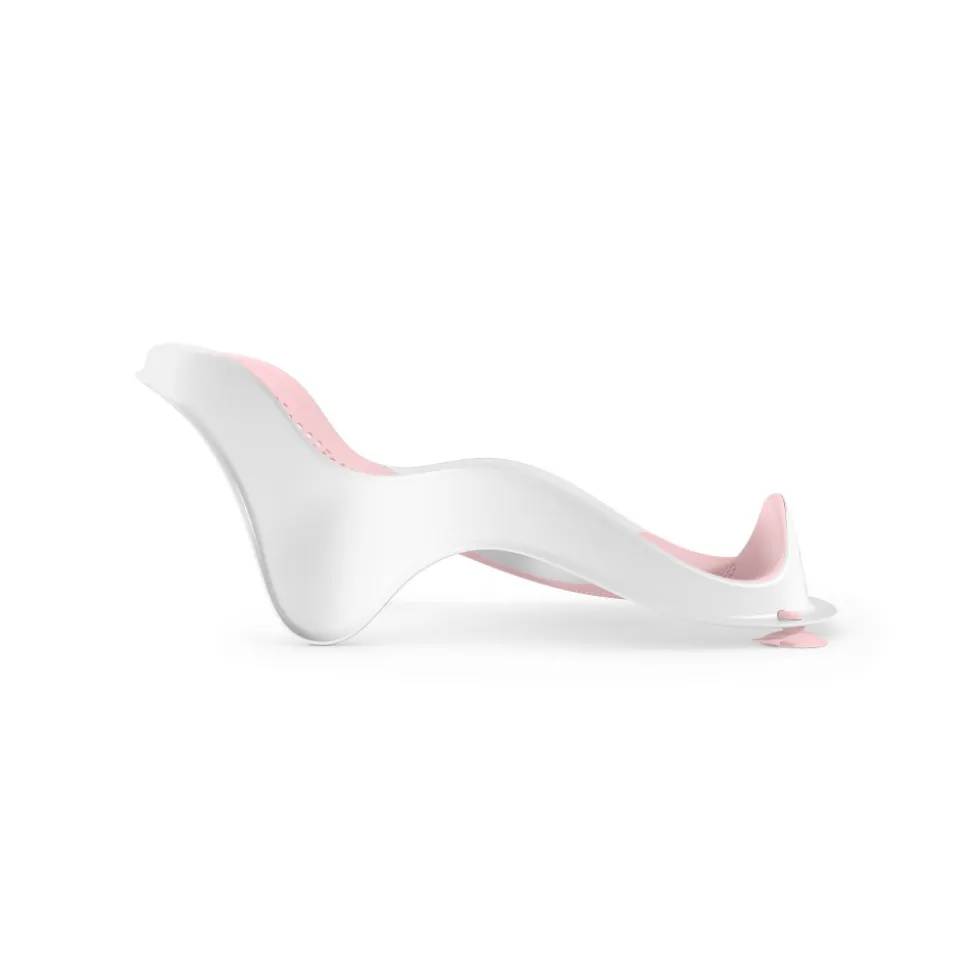 Transat de bain fit rose et anneau de bain gris