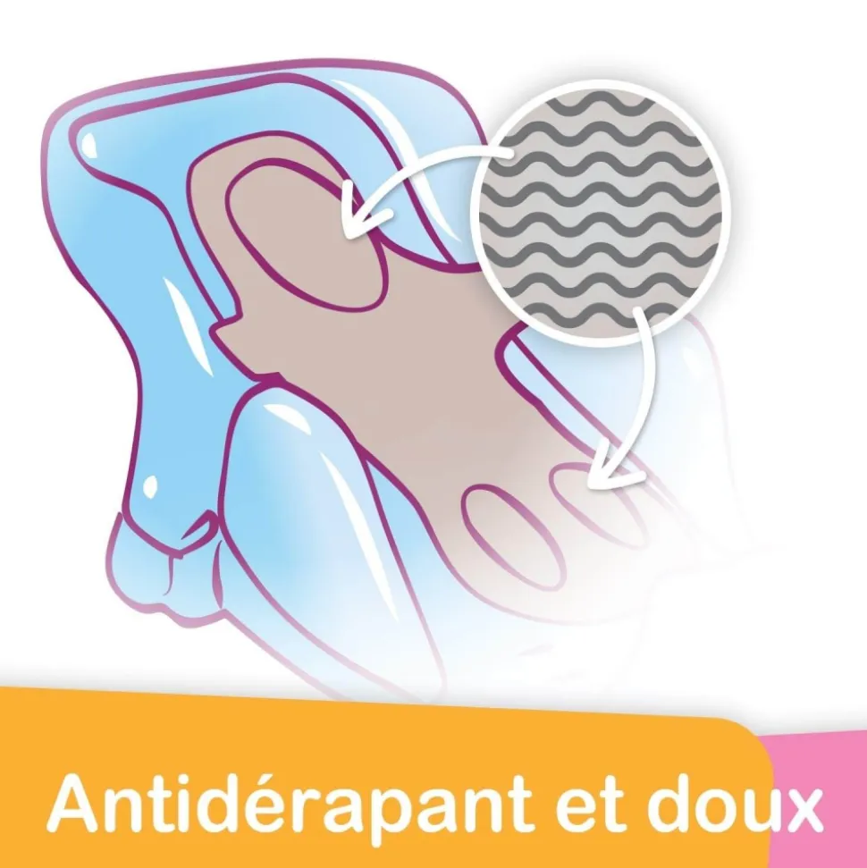 Transat de bain gris perle soft gris