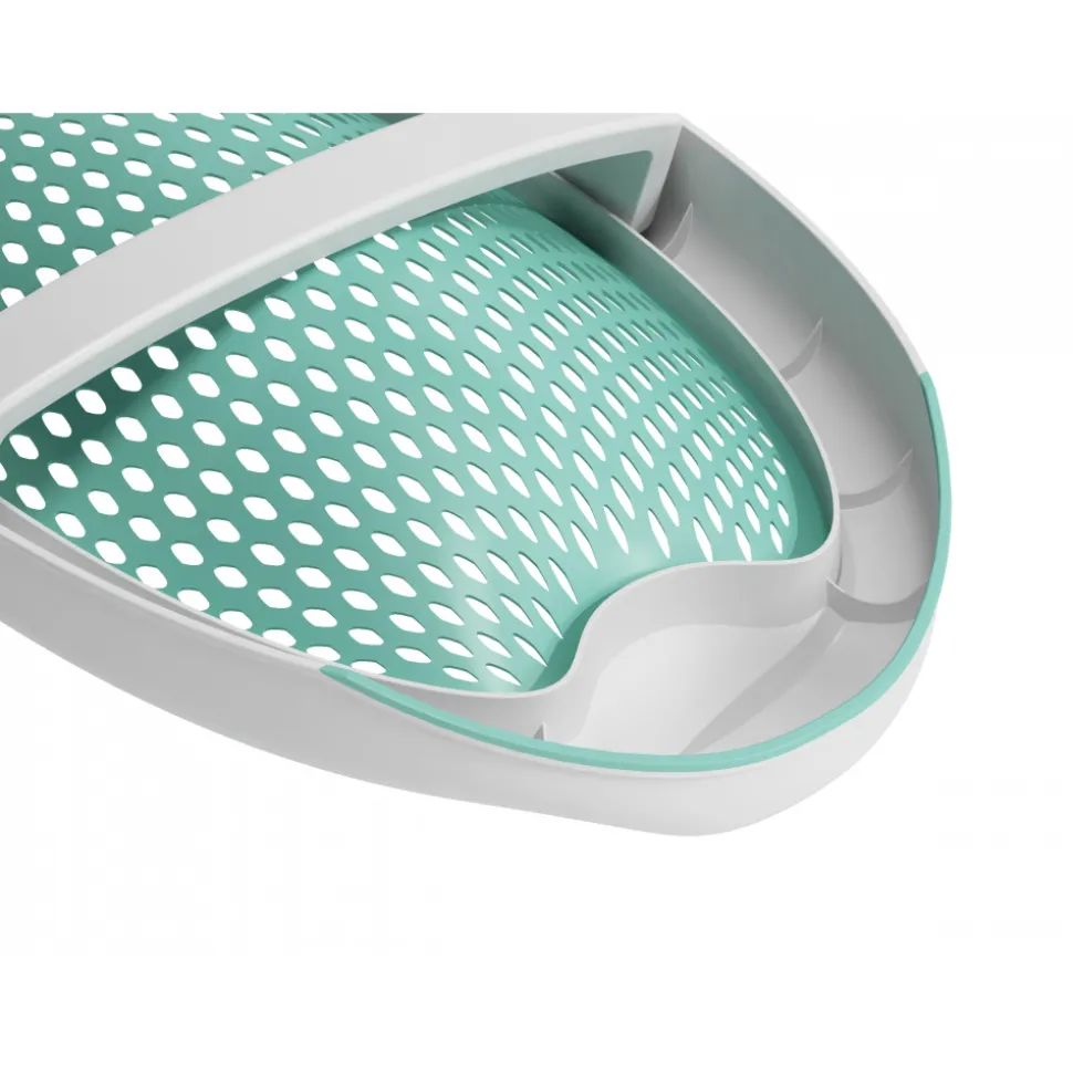 Transat de bain jelly bleu