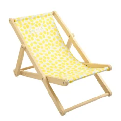 Transat de plage citron