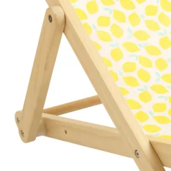 Transat de plage citron
