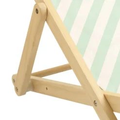 Transat de plage vert
