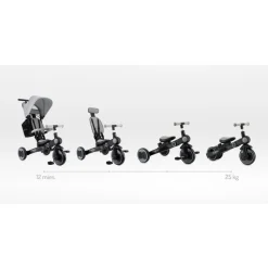 Tricycle 4 en 1 pliable solivia vert