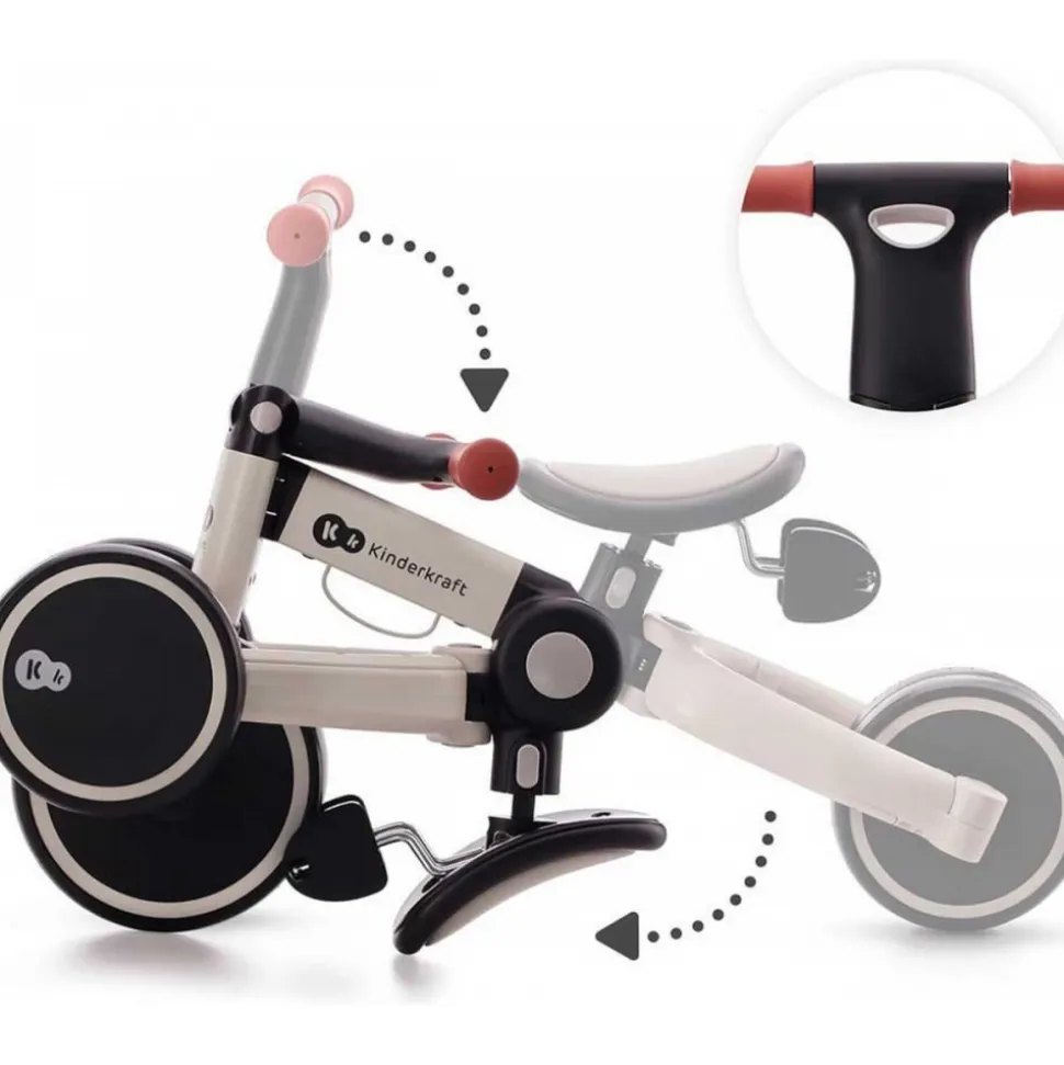 Tricycle 3 en 1 4trike silver grey