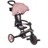Tricycle explorer 4 en 1 évolutif et pliable pastel rose