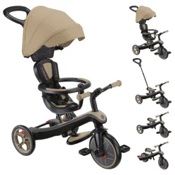 Tricycle explorer 4 en 1 évolutif taupe