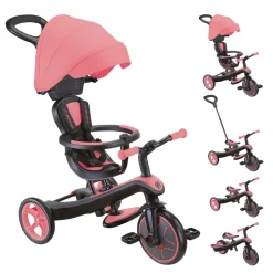Tricycle explorer 4 en 1 évolutif fushia