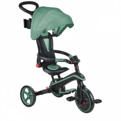 Tricycle explorer 4 en 1 évolutif et pliable olive