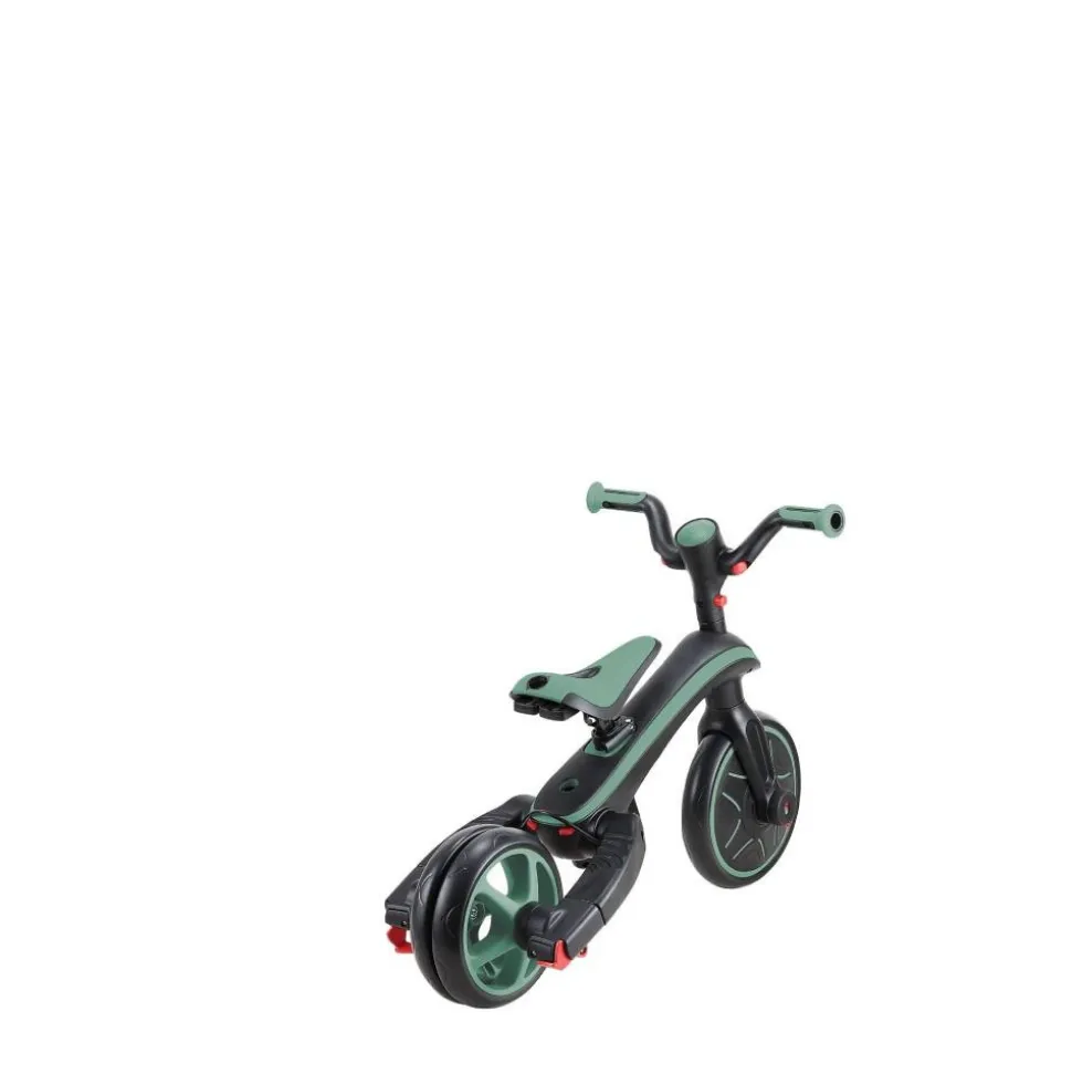 Tricycle explorer 4 en 1 évolutif et pliable olive