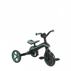 Tricycle explorer 4 en 1 évolutif et pliable olive