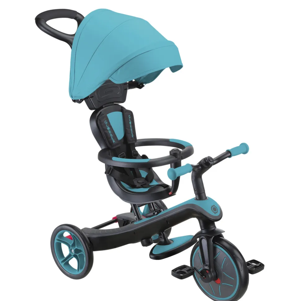 Tricycle explorer 4 en 1 évolutif turquoise