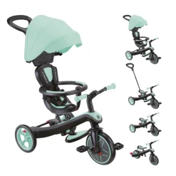 Tricycle explorer 4 en 1 évolutif pastel menthe
