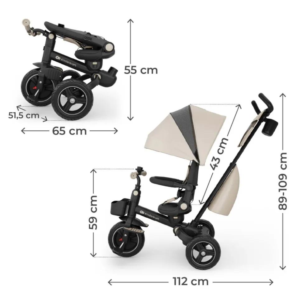 Tricycle spinstep 2 plus beige