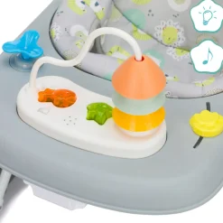 Trotteur pour bébé emil gris/anthracite