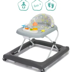Trotteur pour bébé emil gris/anthracite