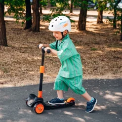 Trottinette enfant timmy - orange black