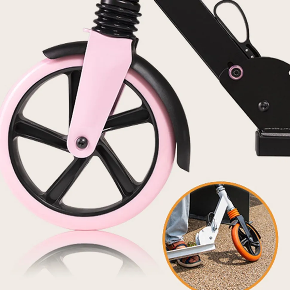 Trottinette luca - black carbon pink