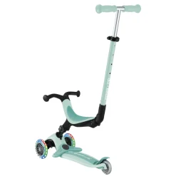 Trottinette évolutive go up active plus lights pastel menthe et menthe foncée