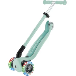 Trottinette évolutive go up active plus lights pastel menthe et menthe foncée